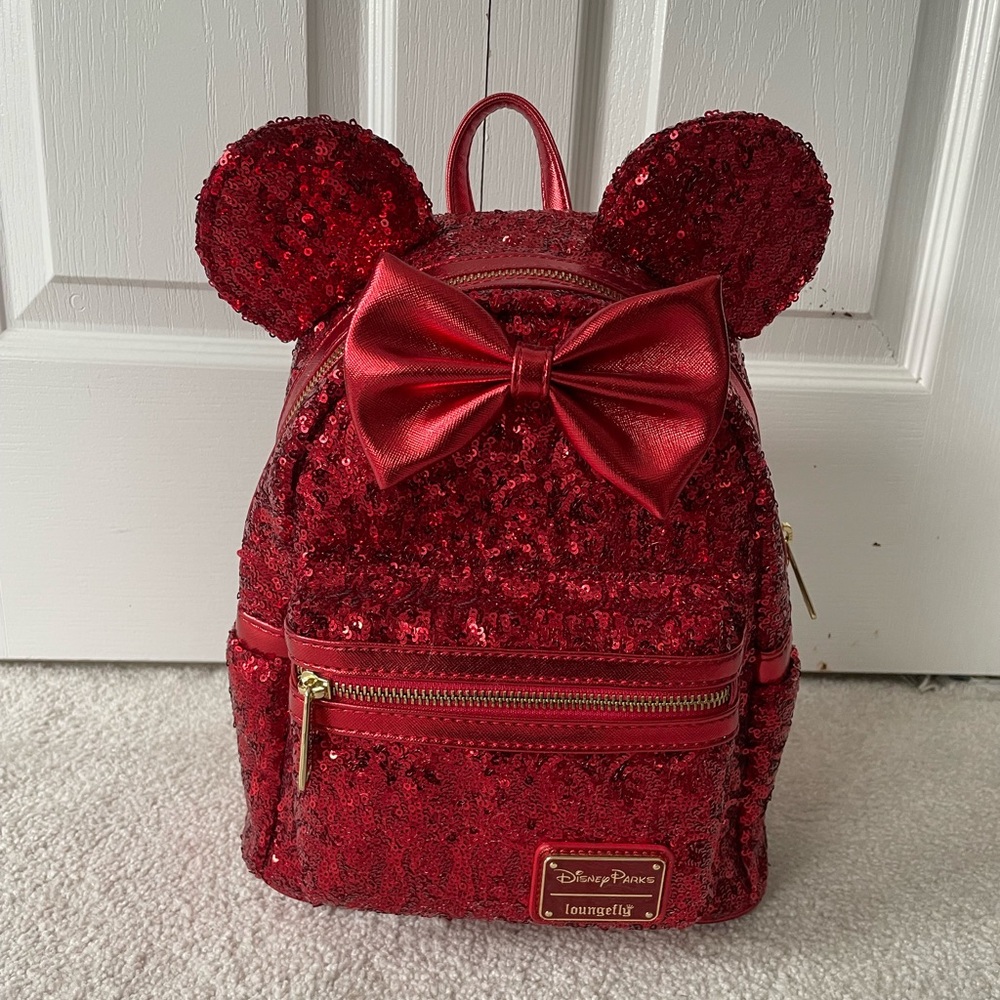 Disney Red Loungefly Backpack